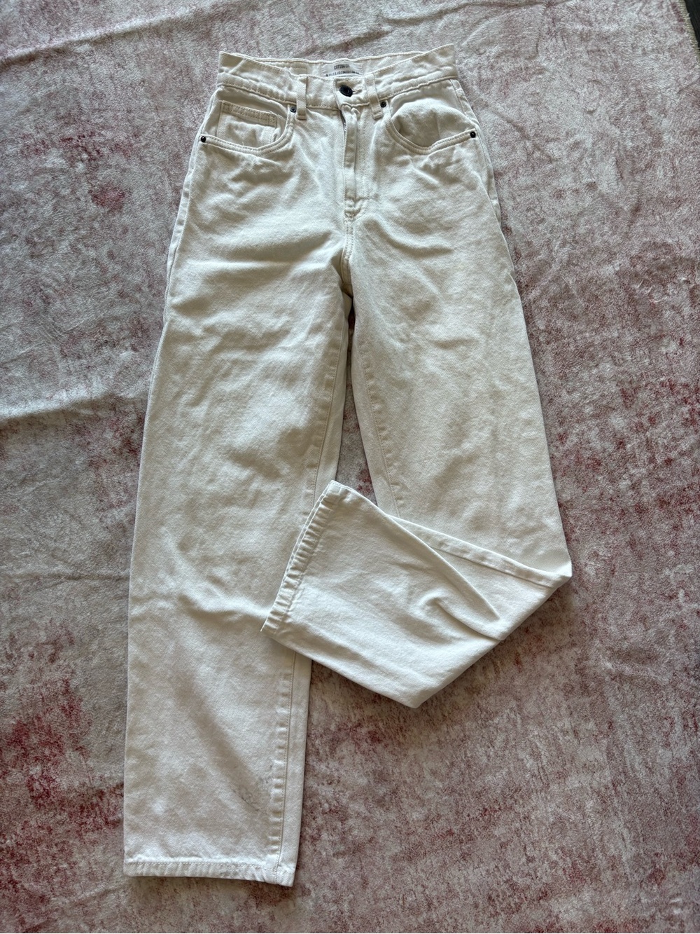 Cotton On Cream Straight-Leg Women’s Jeans
